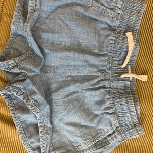 Girls Crewcuts chambray shorts size 8